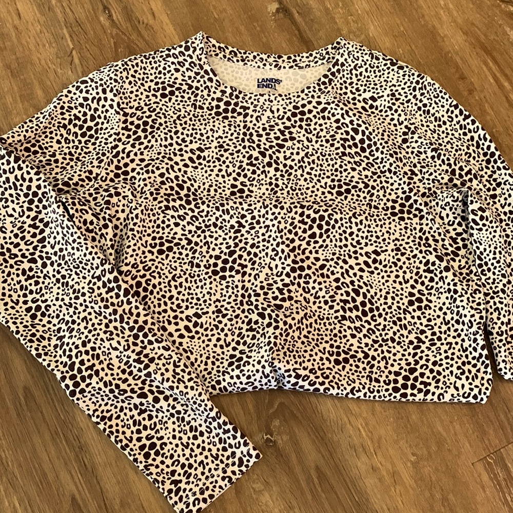 Lands end crew long sleeve